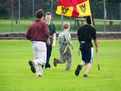 In addition to the lectures, there were plenty of outdoor games.